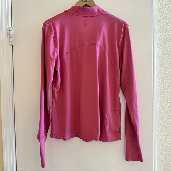 Under Armour Women's Qlifier Run 2 Half Zip Running Pink Jacket L - Picture 11 of 13